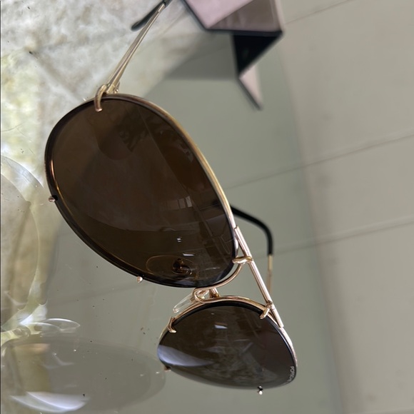 Porsche Design Gold and Brown Sunglasses - Picture 15 of 16